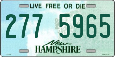 NH license plate 2775965