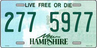 NH license plate 2775977