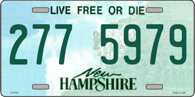 NH license plate 2775979