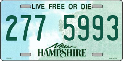 NH license plate 2775993