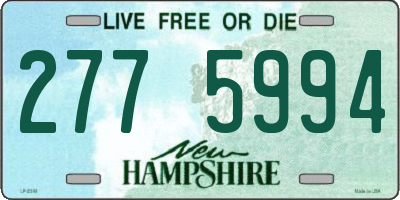 NH license plate 2775994