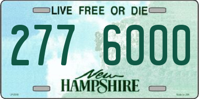 NH license plate 2776000
