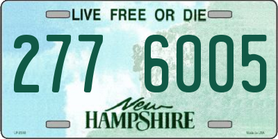 NH license plate 2776005