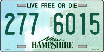 NH license plate 2776015