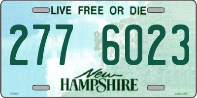 NH license plate 2776023