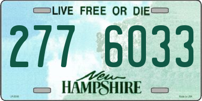 NH license plate 2776033