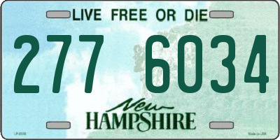 NH license plate 2776034
