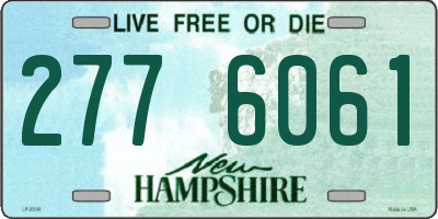 NH license plate 2776061