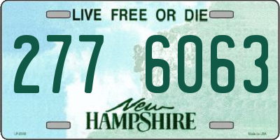 NH license plate 2776063