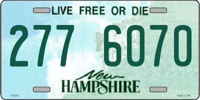 NH license plate 2776070