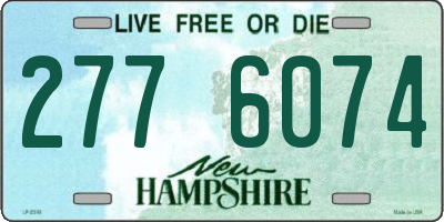 NH license plate 2776074