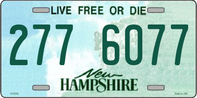 NH license plate 2776077