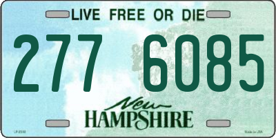 NH license plate 2776085