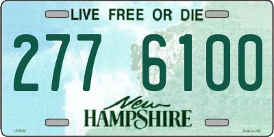 NH license plate 2776100