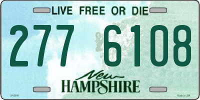 NH license plate 2776108