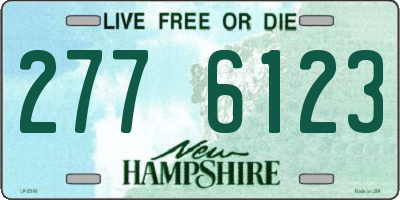 NH license plate 2776123
