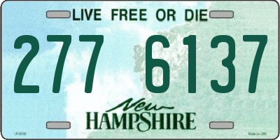 NH license plate 2776137
