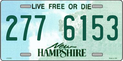 NH license plate 2776153