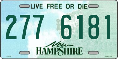 NH license plate 2776181