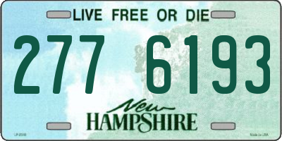 NH license plate 2776193
