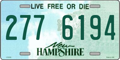 NH license plate 2776194