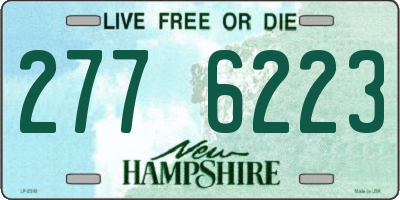 NH license plate 2776223