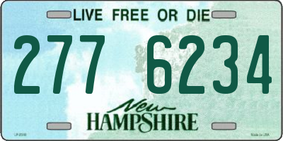 NH license plate 2776234