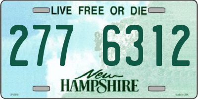 NH license plate 2776312