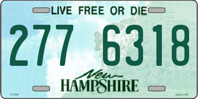 NH license plate 2776318