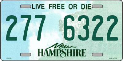 NH license plate 2776322
