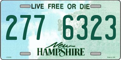 NH license plate 2776323