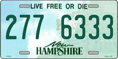NH license plate 2776333