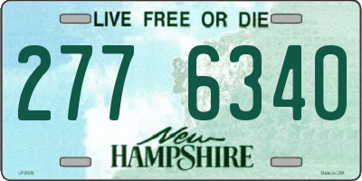 NH license plate 2776340