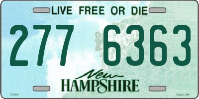 NH license plate 2776363