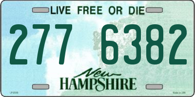 NH license plate 2776382