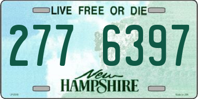NH license plate 2776397