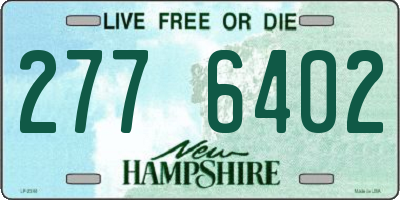 NH license plate 2776402