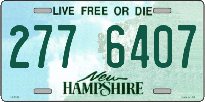 NH license plate 2776407