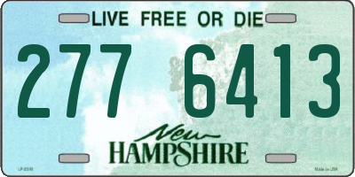 NH license plate 2776413