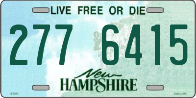 NH license plate 2776415