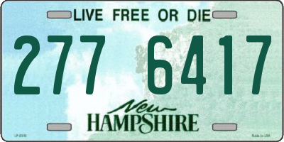 NH license plate 2776417