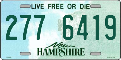 NH license plate 2776419