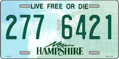 NH license plate 2776421