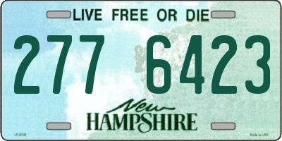 NH license plate 2776423