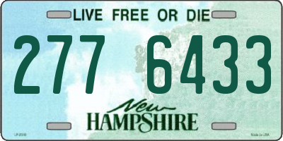 NH license plate 2776433