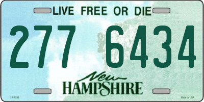 NH license plate 2776434