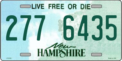NH license plate 2776435