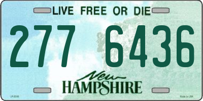 NH license plate 2776436