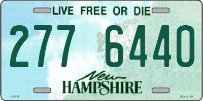 NH license plate 2776440