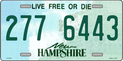 NH license plate 2776443